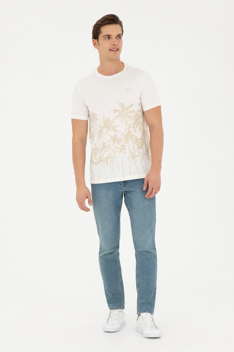 Erkek Ekru Tişört - 50287082011