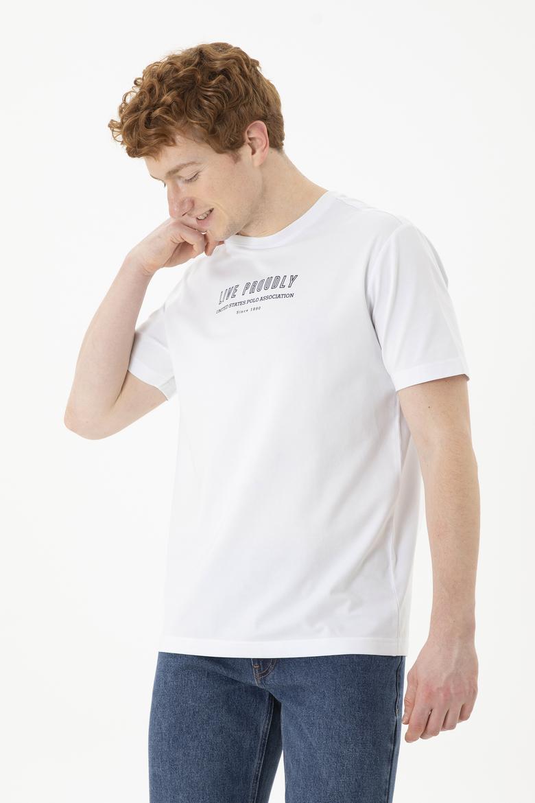 Erkek Beyaz Tişört - 50287065001