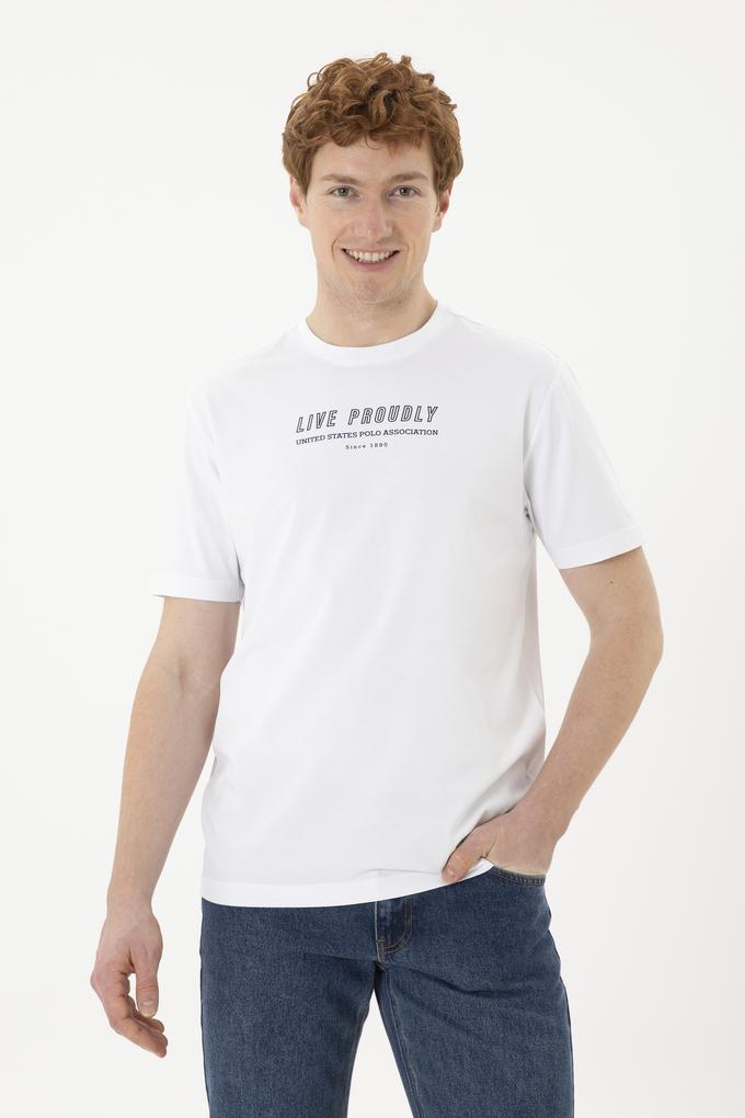 Erkek Beyaz Tişört