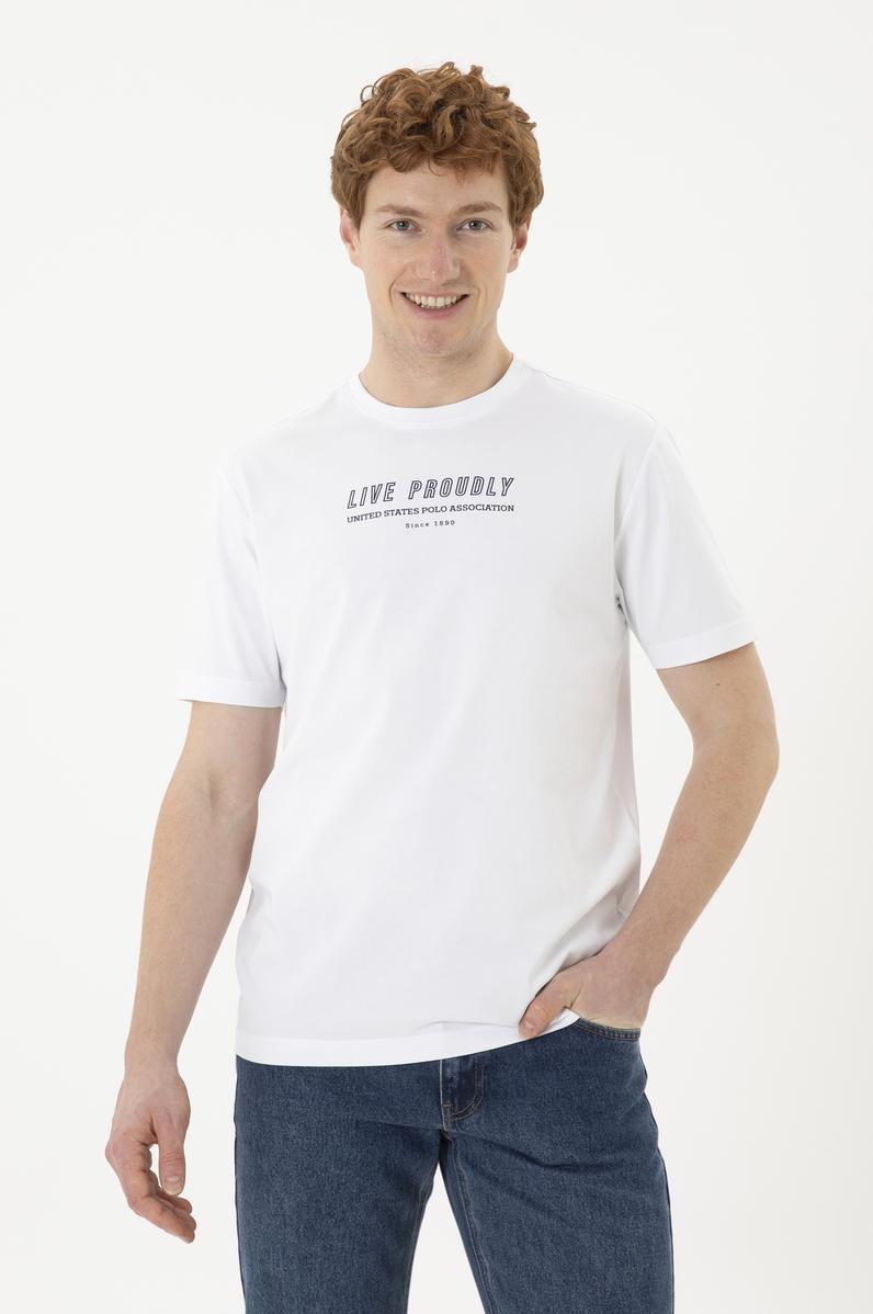 Erkek Beyaz Tişört