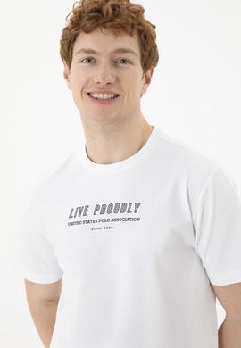 Erkek Beyaz Tişört - 50287065001