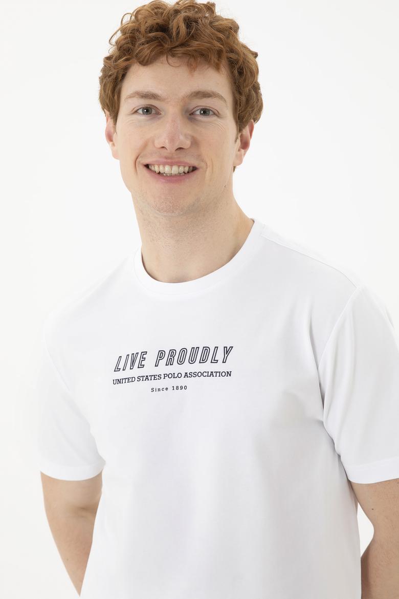 Erkek Beyaz Tişört - 50287065001