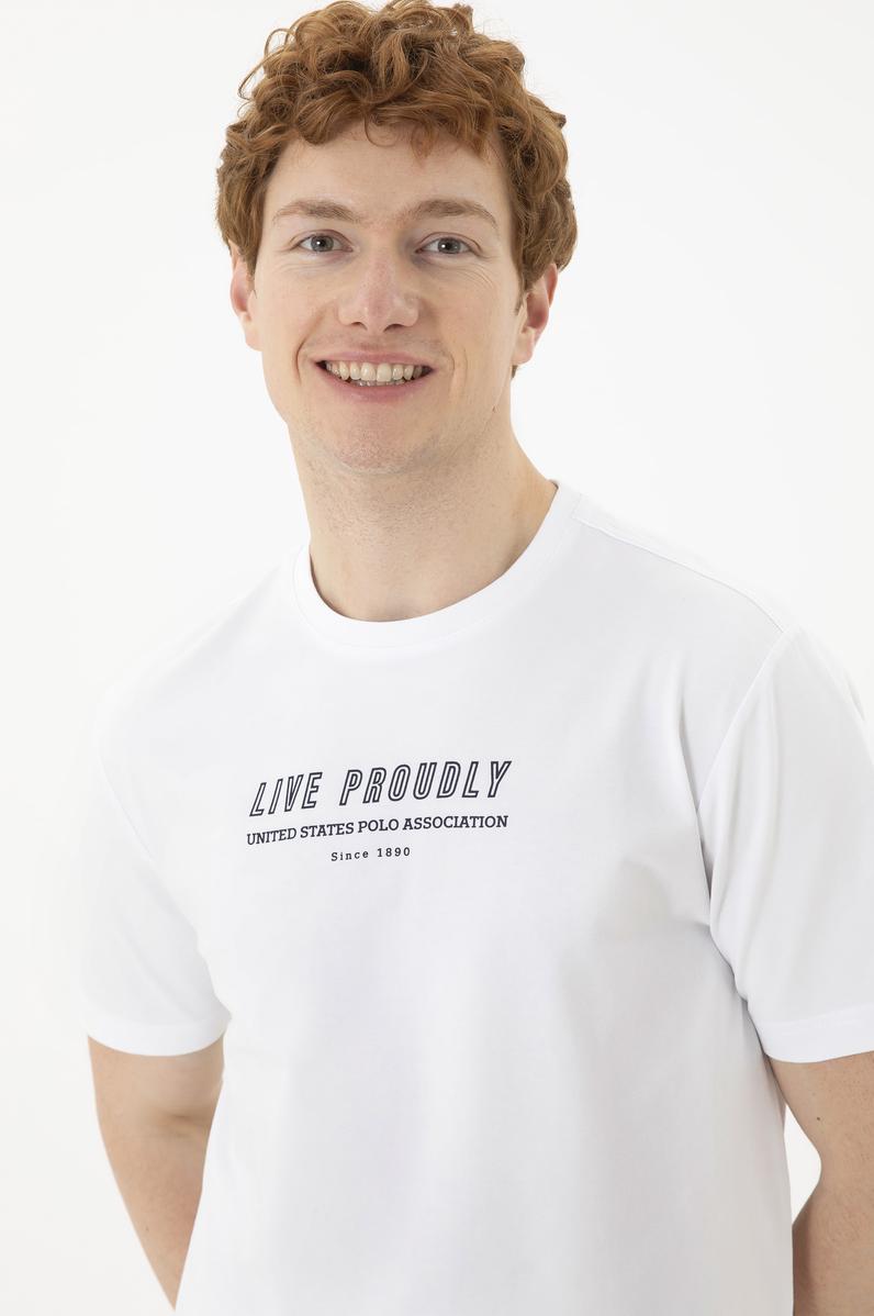 Erkek Beyaz Tişört