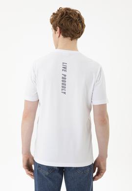 Erkek Beyaz Tişört - 50287065001