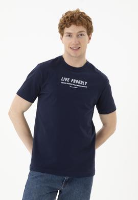 Erkek Lacivert Tişört - 50287065011