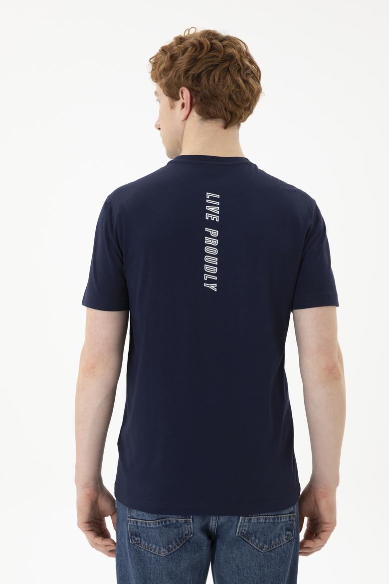 Erkek Lacivert Tişört - 50287065011