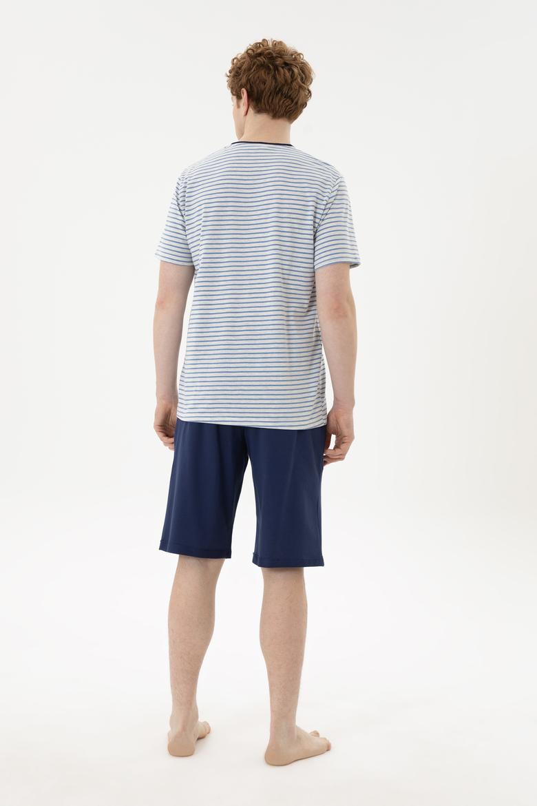 Erkek Gri Melanj Pijama Takımı - 50291682001