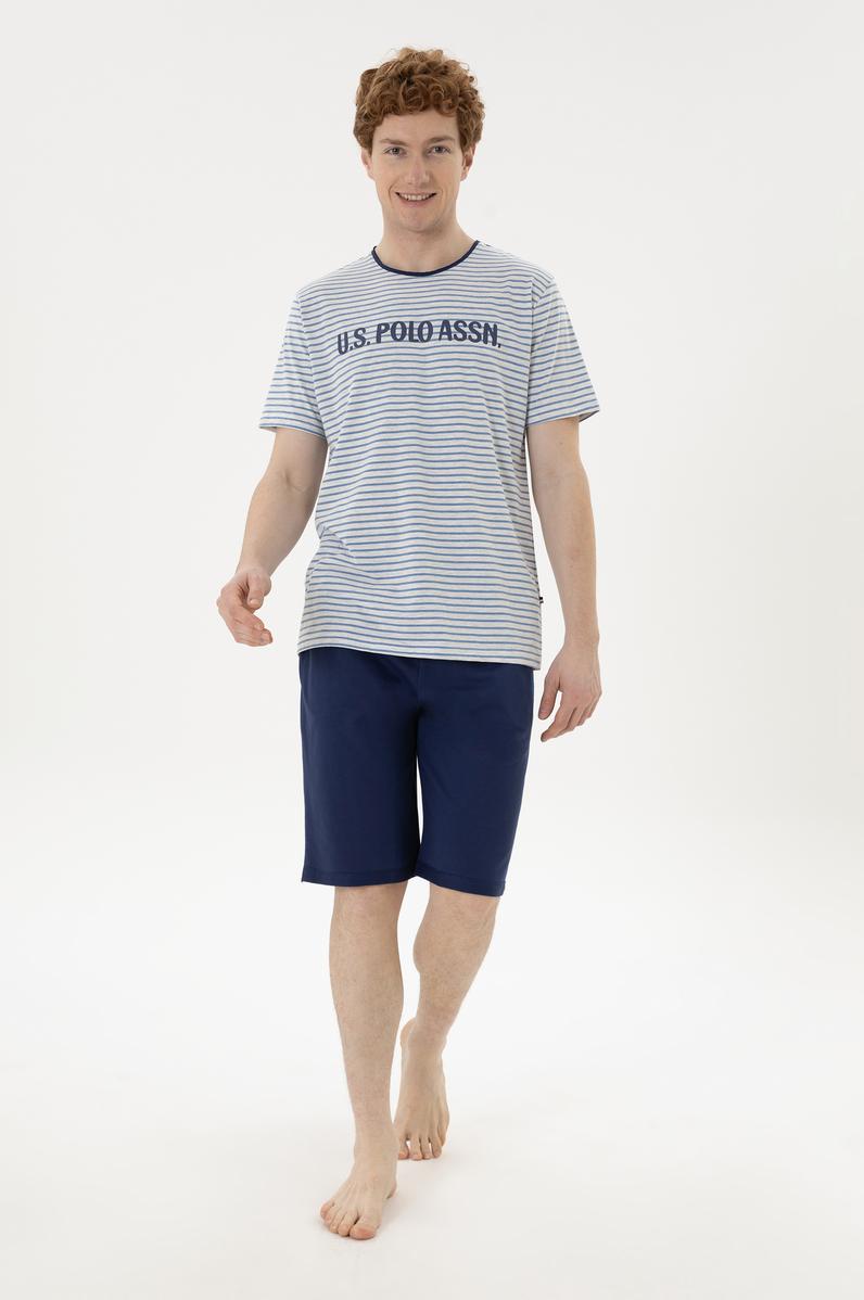 Erkek Gri Melanj Pijama Takımı