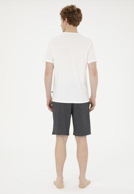 Erkek Beyaz Pijama Takımı - 50291686003