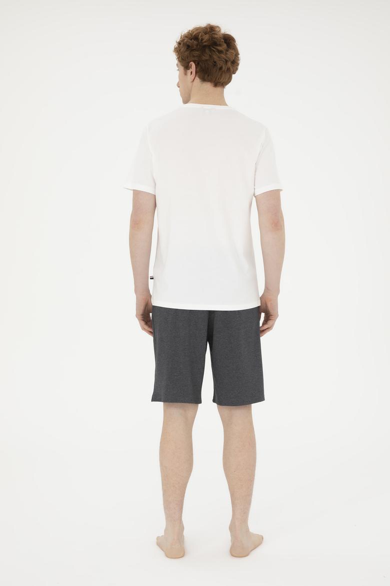 Erkek Beyaz Pijama Takımı - 50291686003