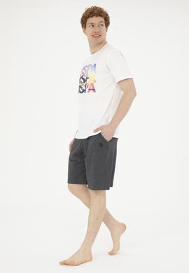 Erkek Beyaz Pijama Takımı - 50291686003