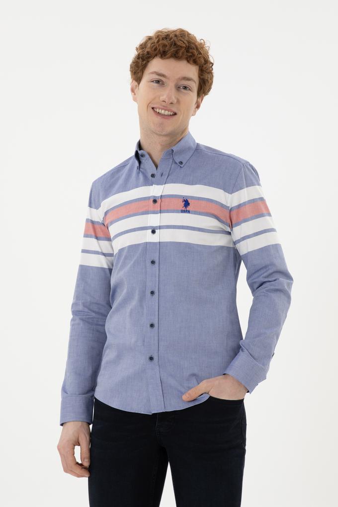 Erkek Kırmızı Uzun Kollu Gömlek