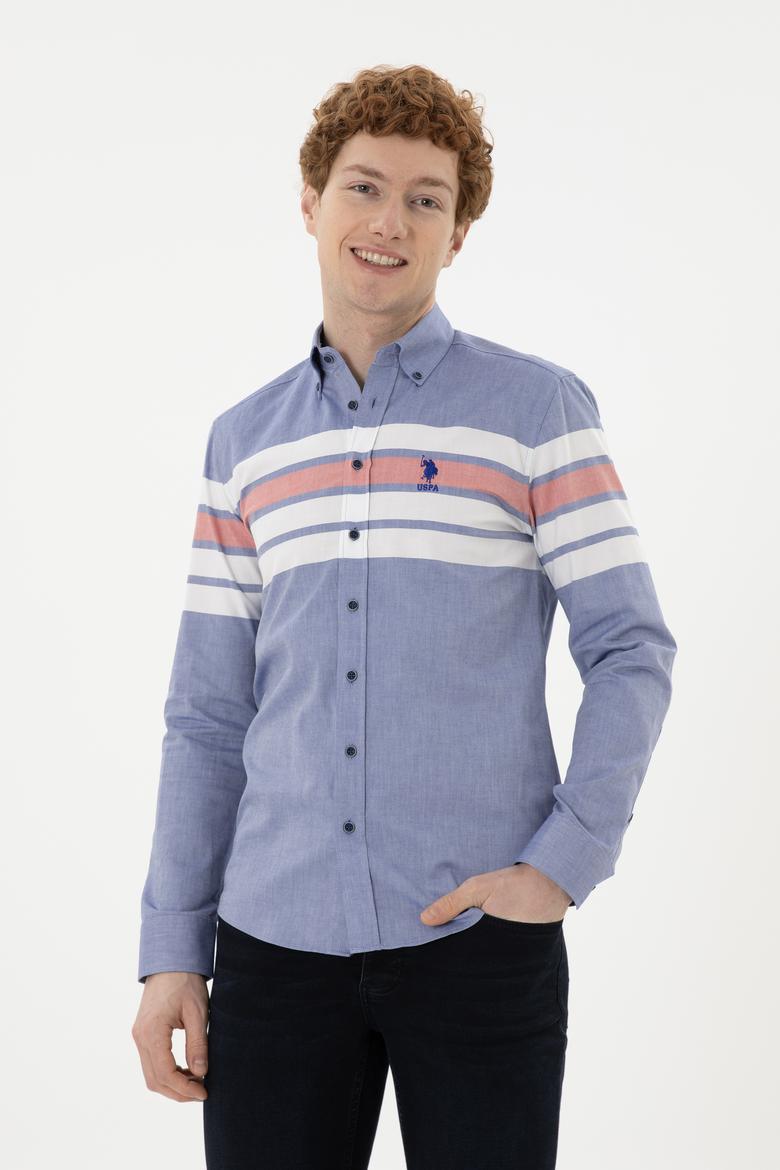 Erkek Kırmızı Uzun Kollu Gömlek