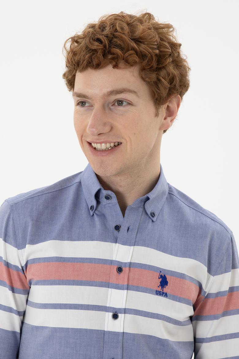 Erkek Kırmızı Uzun Kollu Gömlek - 50246189016