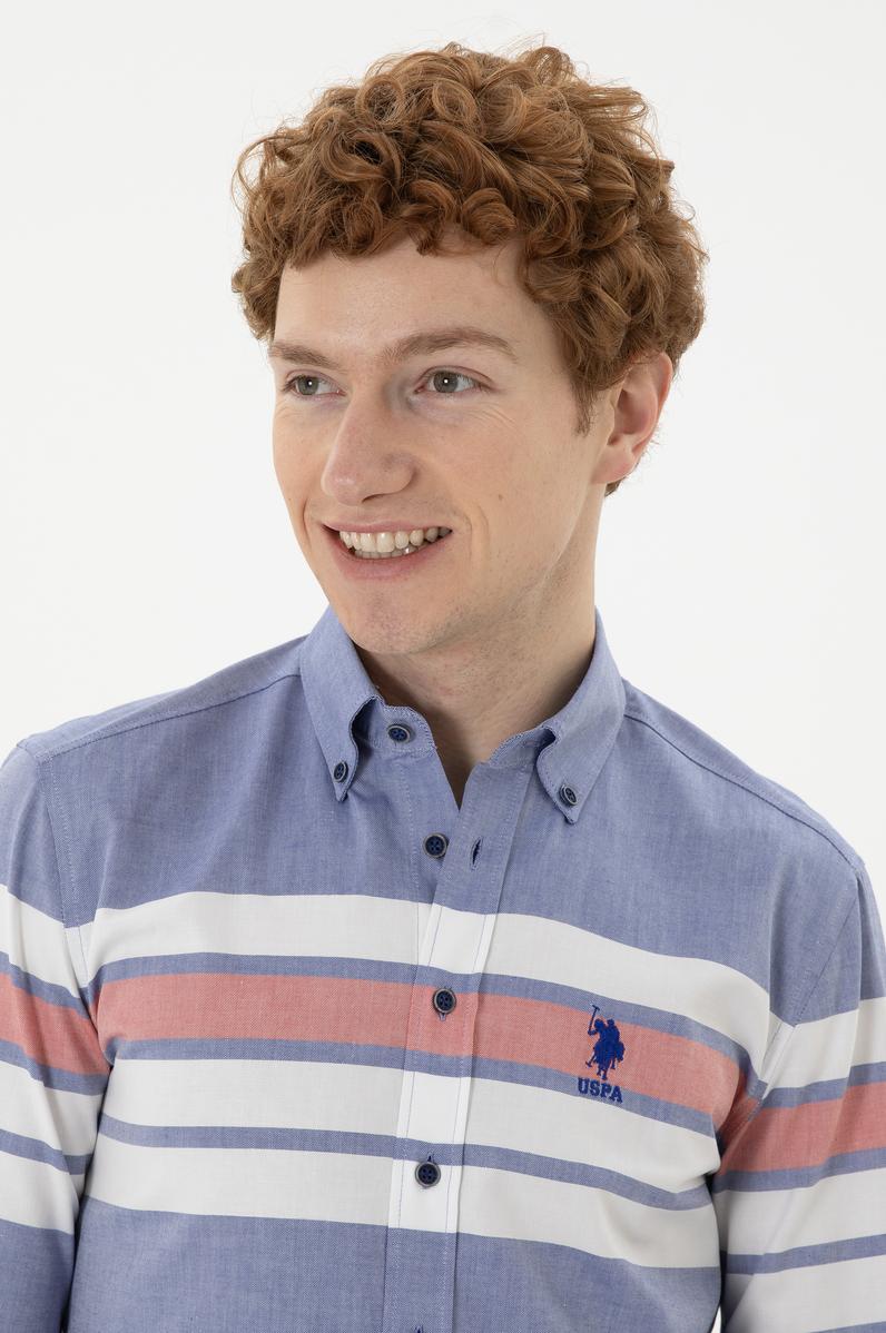 Erkek Kırmızı Uzun Kollu Gömlek