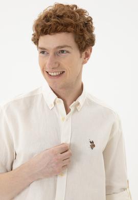 Erkek Krem Uzun Kollu Gömlek - 50263359032