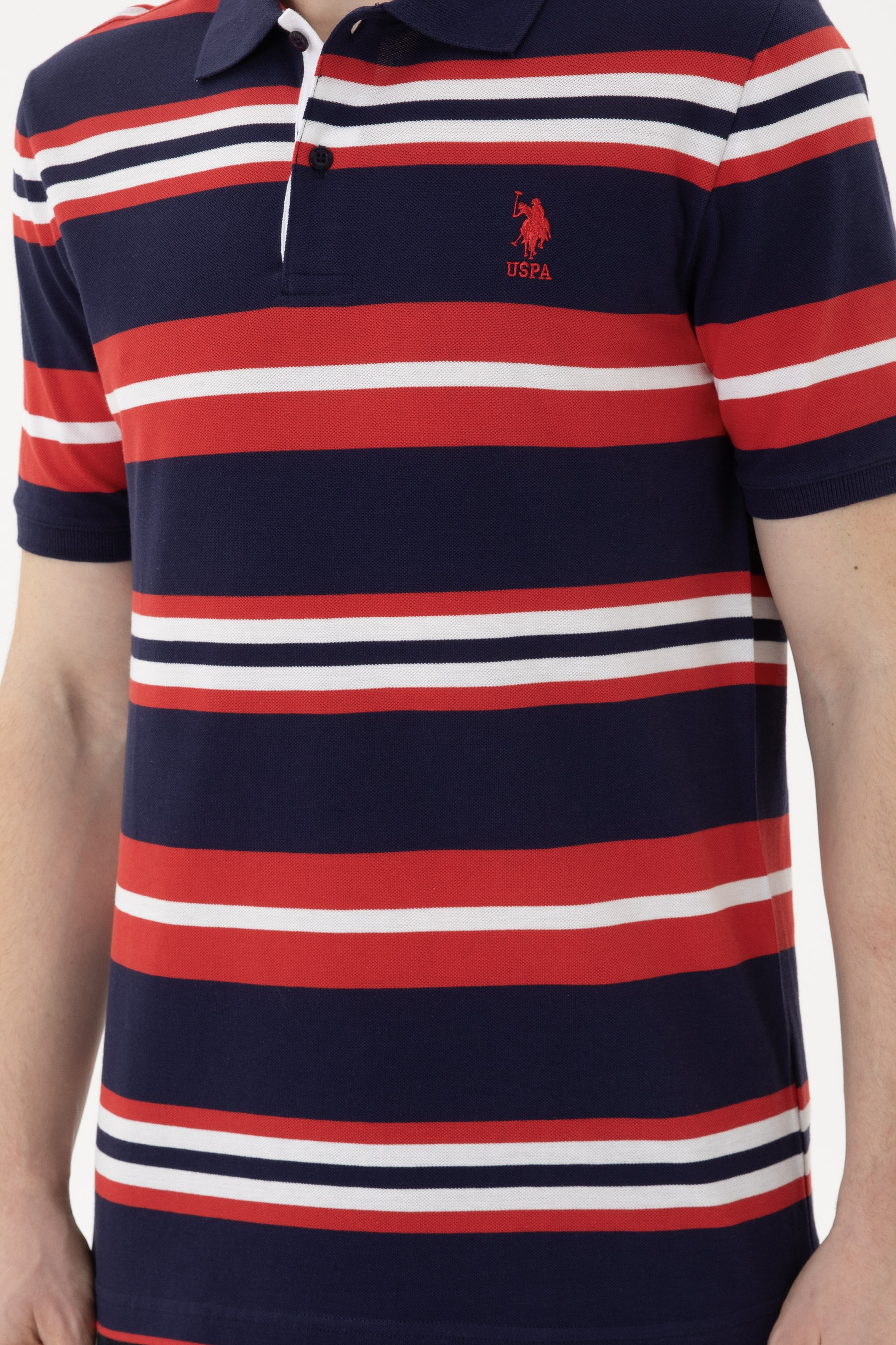 Erkek Lacivert Polo Yaka Tişört - Image 6