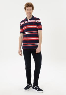 Erkek Lacivert Polo Yaka Tişört - 50263219007