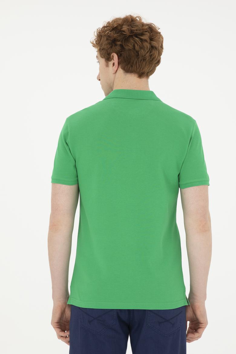 Erkek Yeşil Basic Tişört - 50263238121