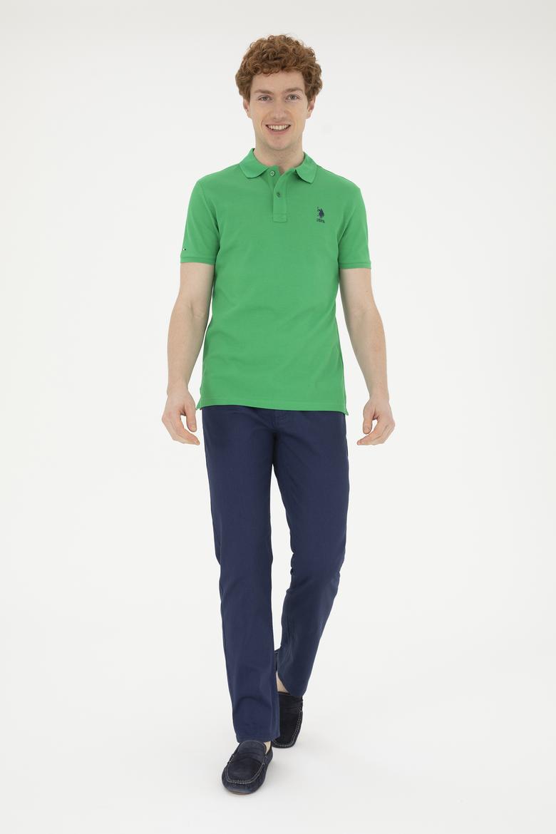 Erkek Yeşil Basic Tişört - 50263238121