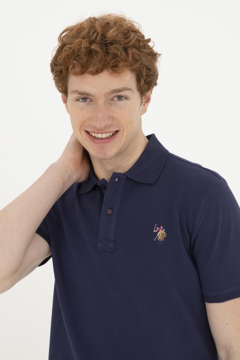 Erkek Lacivert Basic Tişört - 50267944010