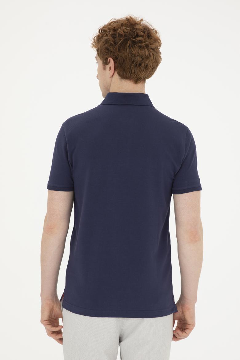 Erkek Lacivert Basic Tişört - 50267944010