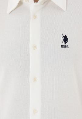 Erkek Ekru Kısa Kollu Gömlek - 50283788013