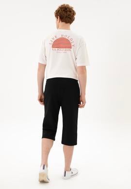 Erkek Siyah Örme Şort - 50279640026