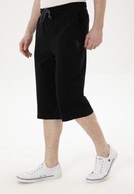 Erkek Siyah Örme Şort - 50279640026