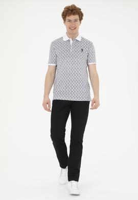 Erkek Regular Fit Polo Yaka Lacivert Tişört - 50281520021