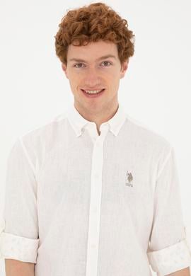 Erkek Haki Uzun Kollu Gömlek - 50288375014