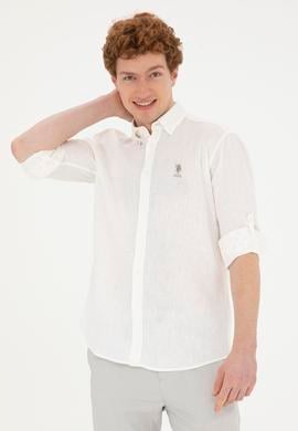 Erkek Haki Uzun Kollu Gömlek - 50288375014