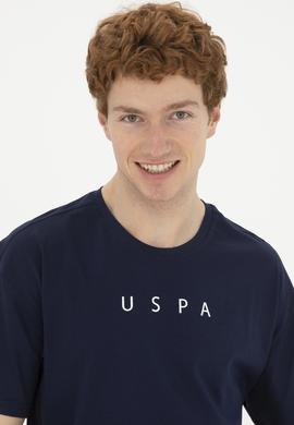 Erkek Comfort Fit Bisiklet Yaka Lacivert Tişört - 50282029011