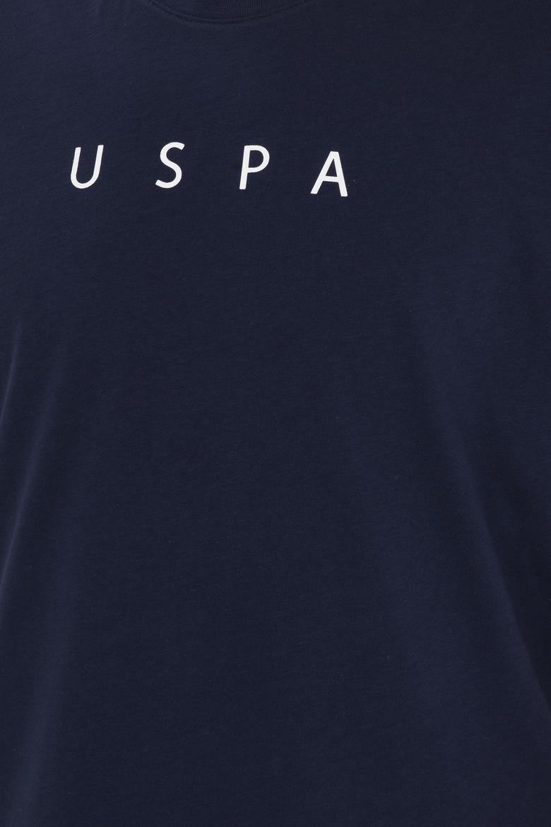 Erkek Comfort Fit Bisiklet Yaka Lacivert Tişört - 50282029011