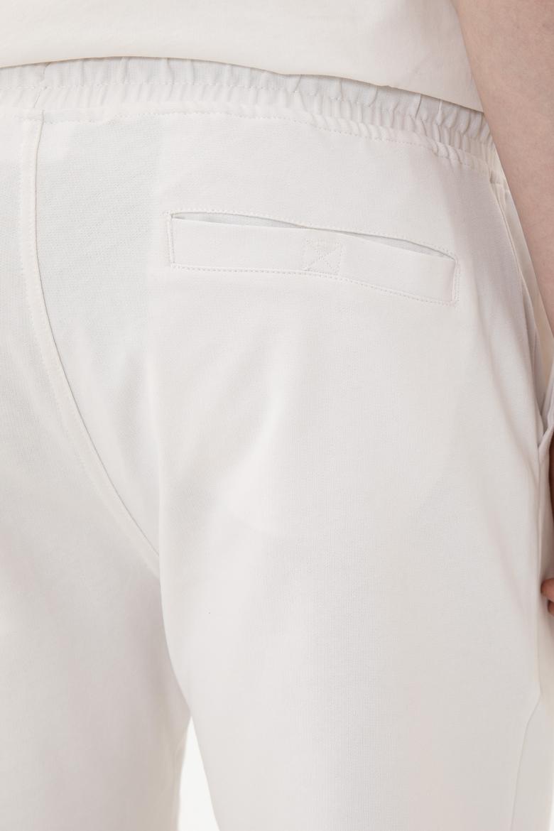 Erkek Ekru Örme Şort - 50279636016