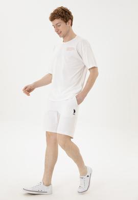 Erkek Ekru Örme Şort - 50279636016