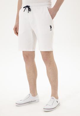 Erkek Ekru Örme Şort - 50279636016