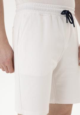 Erkek Ekru Örme Şort - 50279636016