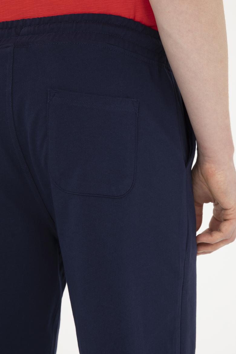 Erkek Lacivert Örme Şort - 50279640001