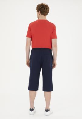 Erkek Lacivert Örme Şort - 50279640001