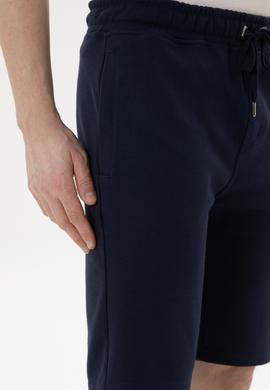 Erkek Lacivert Örme Şort - 50282240029