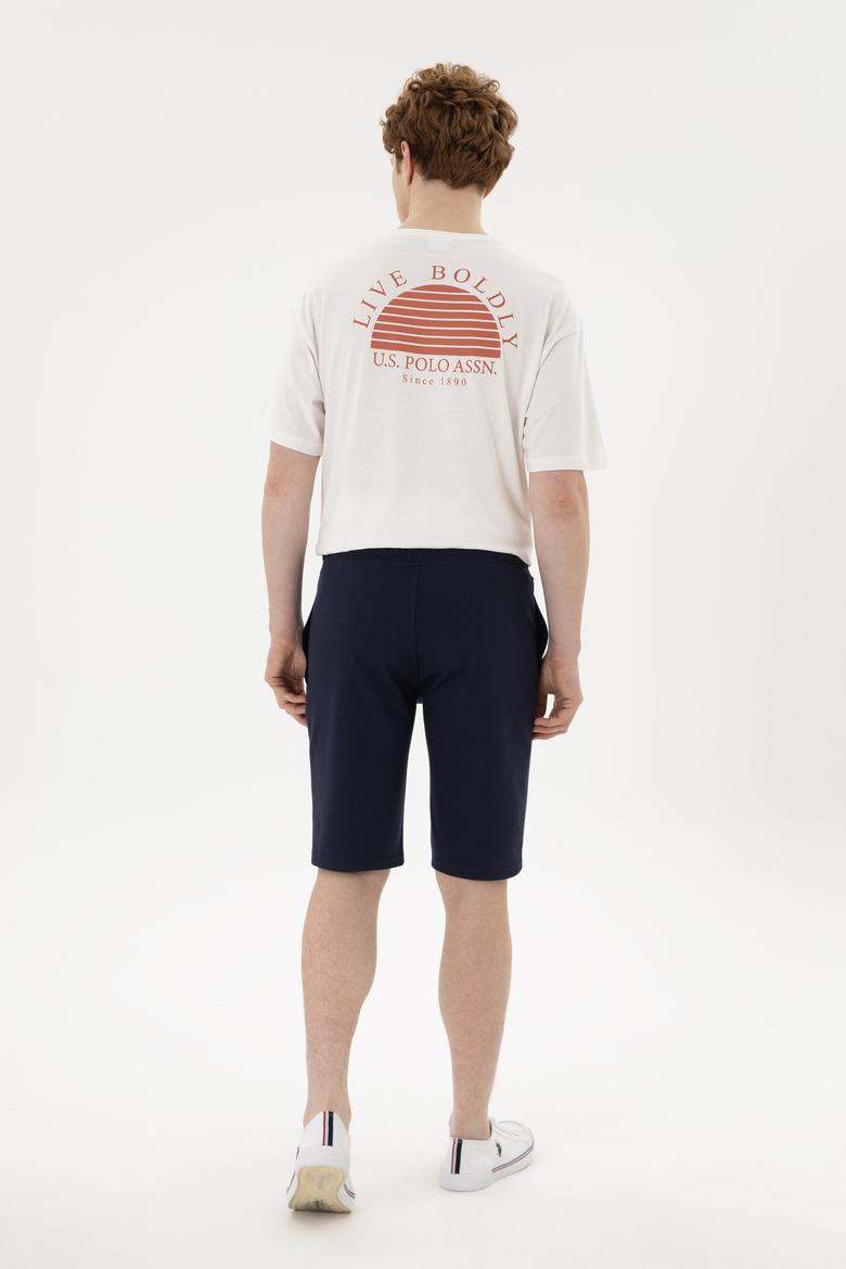 Erkek Lacivert Örme Şort - 50282240029