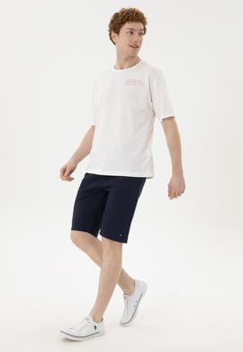 Erkek Lacivert Örme Şort - 50282240029