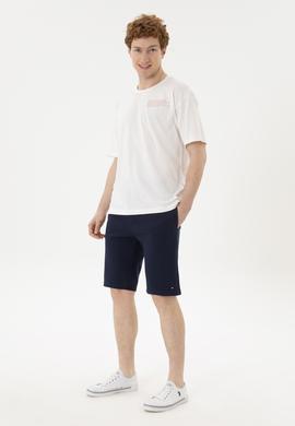 Erkek Lacivert Örme Şort - 50282240029