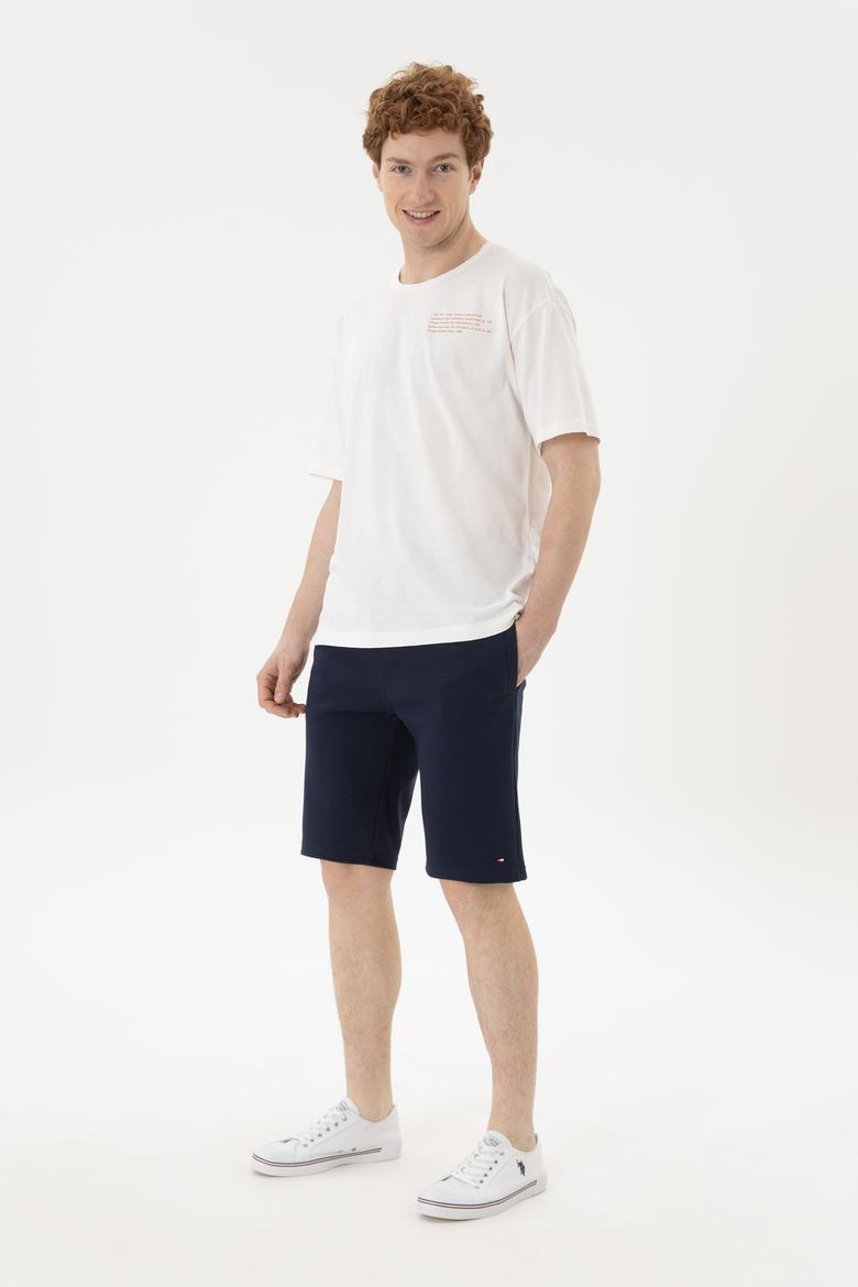 Erkek Lacivert Örme Şort