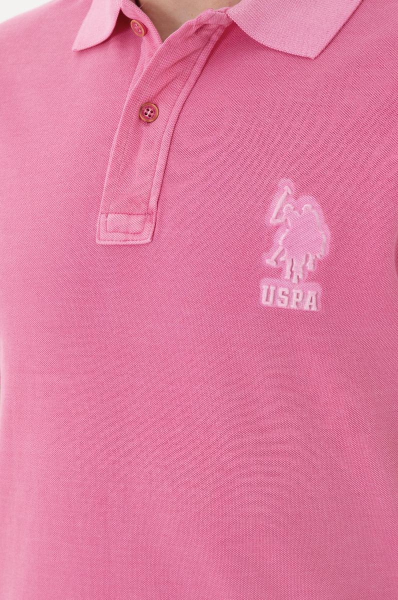 Erkek Pembe Basic Tişört