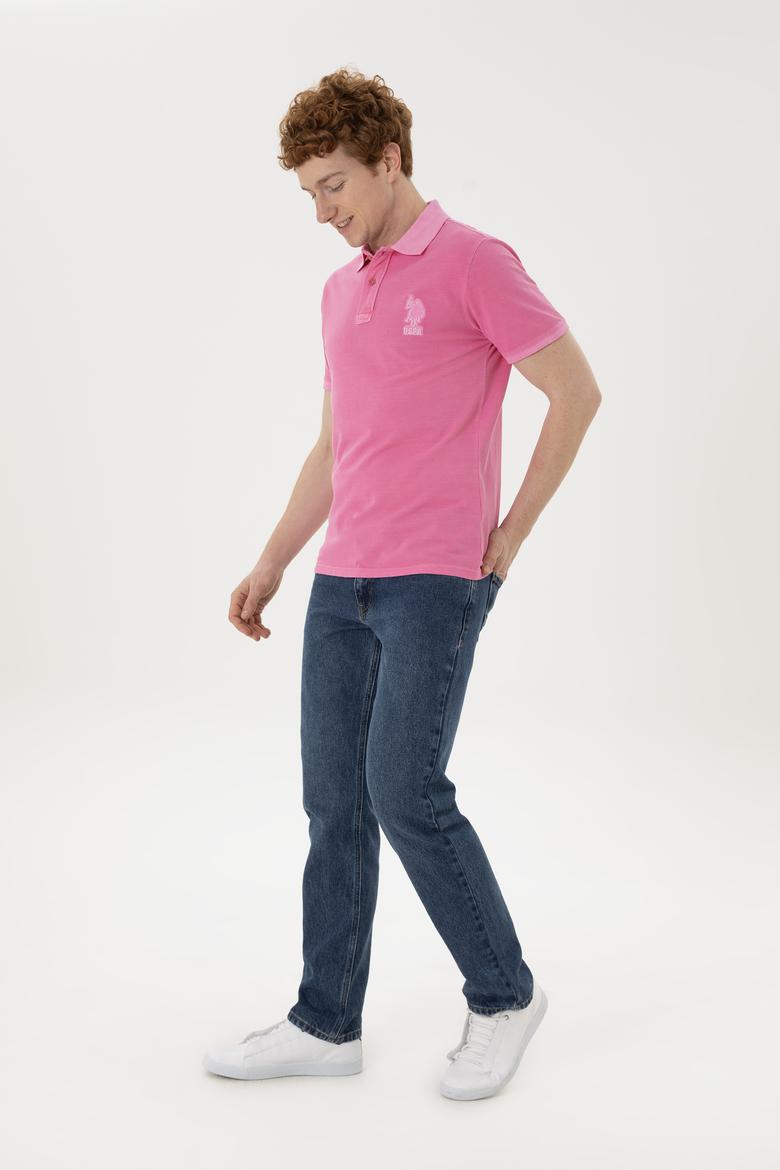 Erkek Pembe Basic Tişört - 50263475169