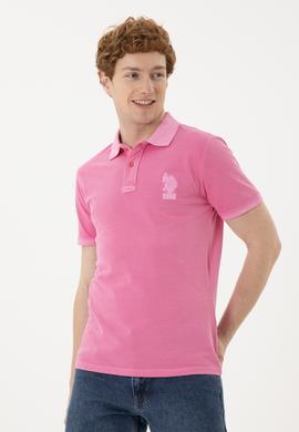 Erkek Pembe Basic Tişört - 50263475169