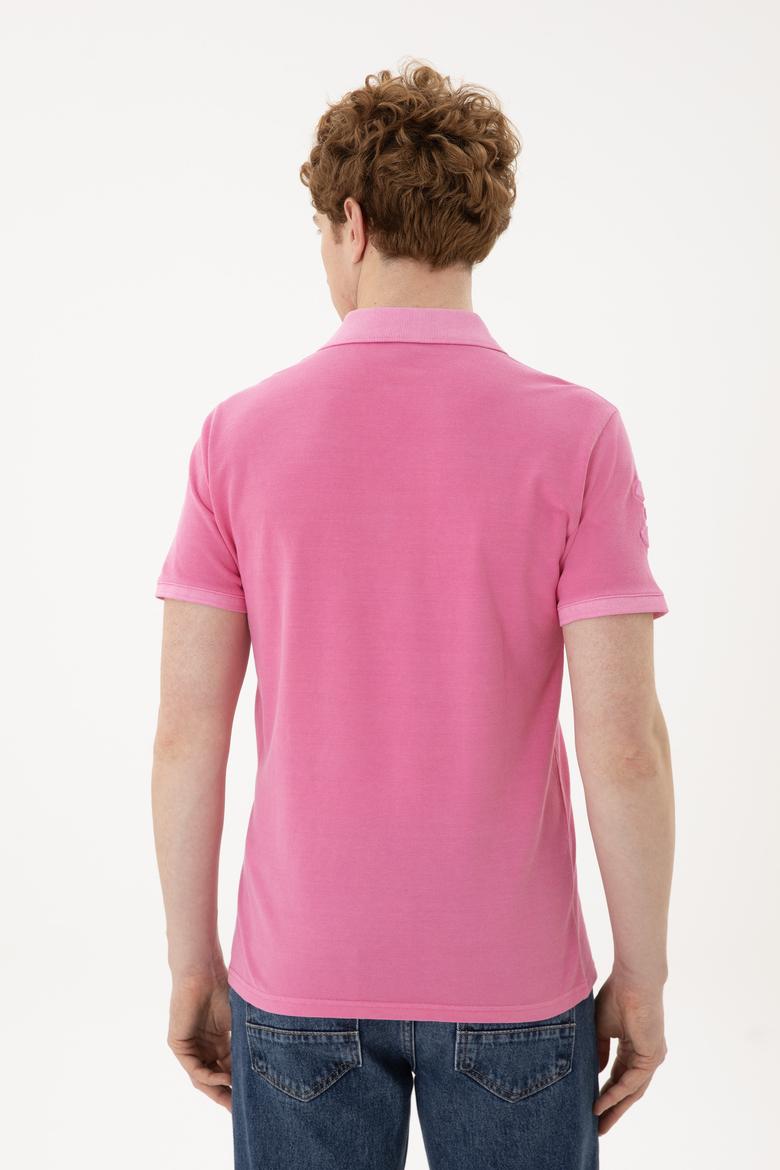 Erkek Pembe Basic Tişört - 50263475169