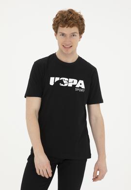 Erkek Regular Fit Bisiklet Yaka Siyah Tişört - 50281841041